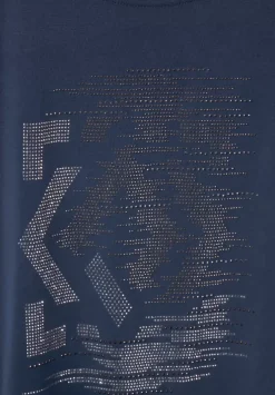 T-Shirt Mit Steinchendetails