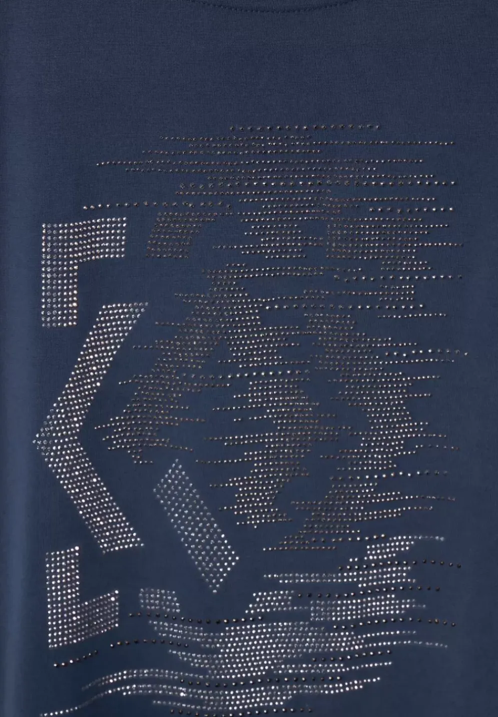 T-Shirt Mit Steinchendetails