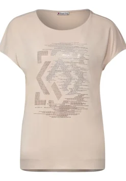 T-Shirt Mit Steinchendetails