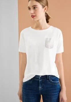 T-Shirt Mit Steinchendetails