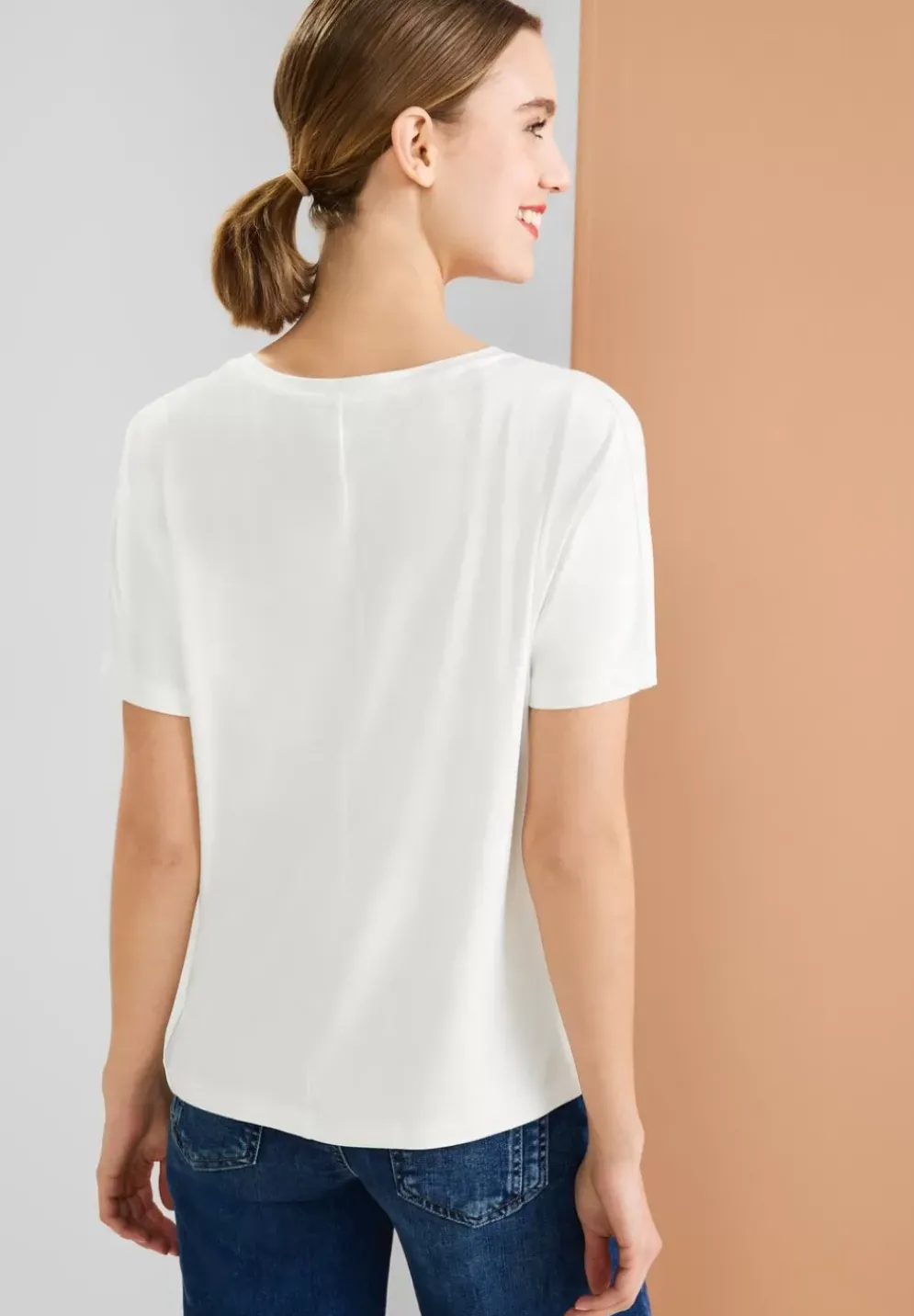 T-Shirt Mit Steinchendetails