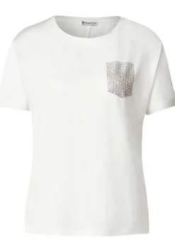 T-Shirt Mit Steinchendetails
