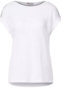 T-Shirt Mit Stickereidetails