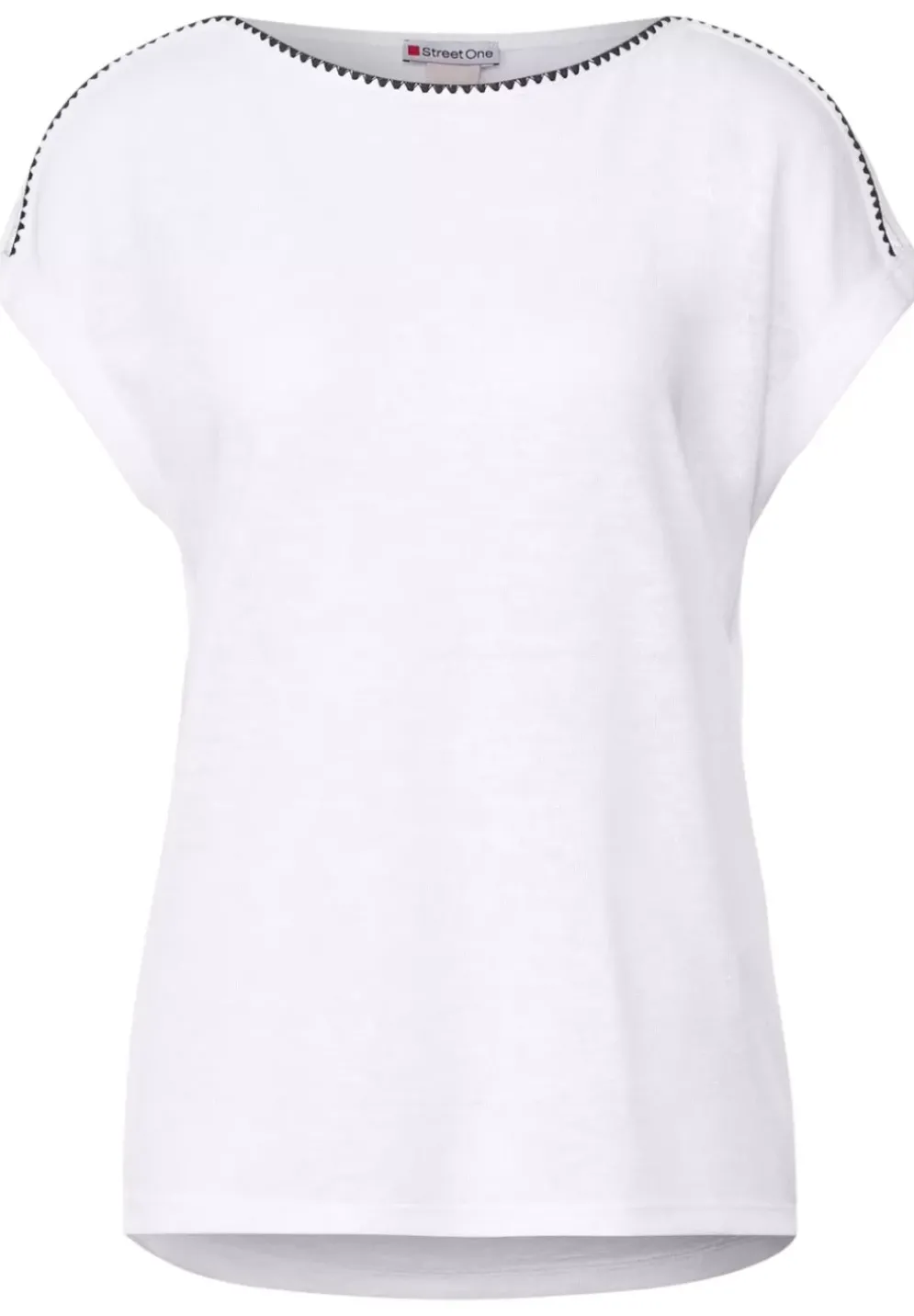 T-Shirt Mit Stickereidetails