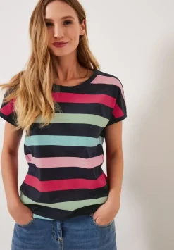 T-Shirt Mit Streifenmuster