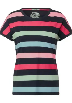 T-Shirt Mit Streifenmuster
