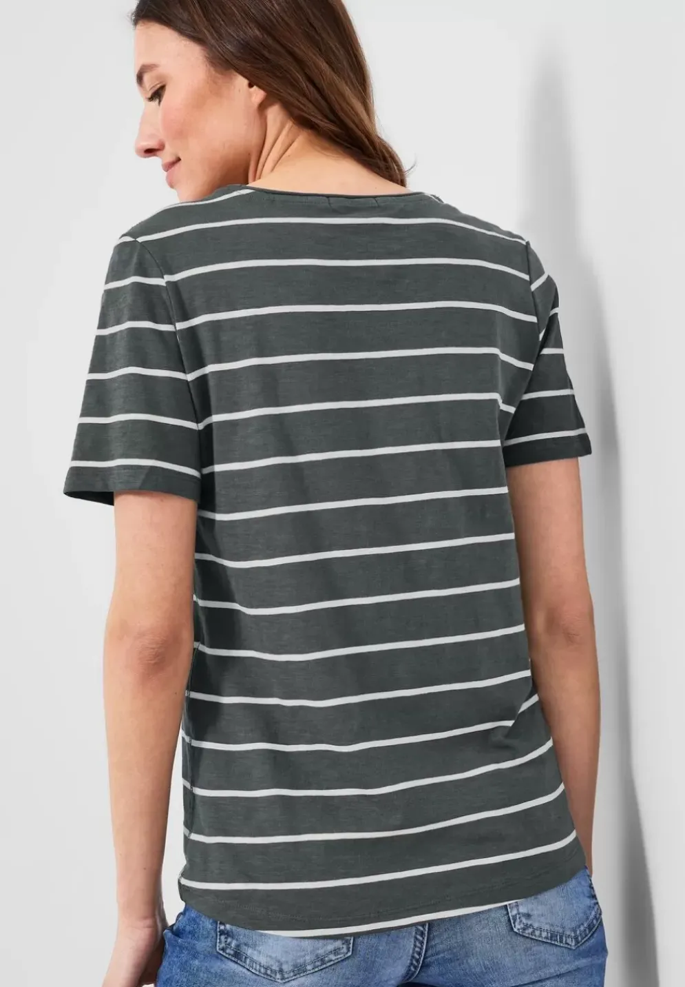 T-Shirt Mit Streifenmuster