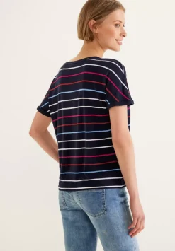 T-Shirt Mit Streifenmuster