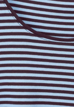 T-Shirt Mit Streifenmuster