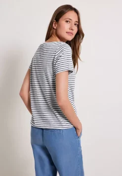 T-Shirt Mit Streifenmuster