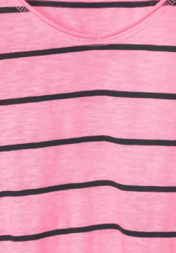 T-Shirt Mit Streifenmuster