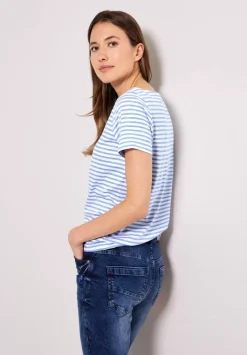 T-Shirt Mit Streifenmuster