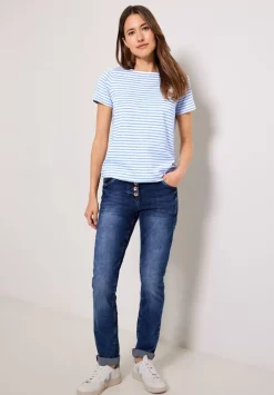 T-Shirt Mit Streifenmuster