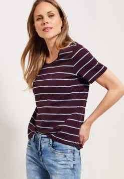 T-Shirt Mit Streifenmuster