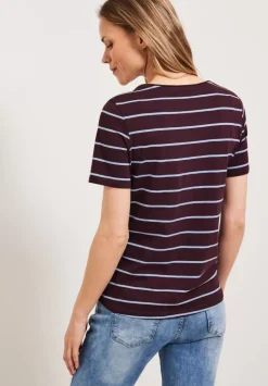 T-Shirt Mit Streifenmuster