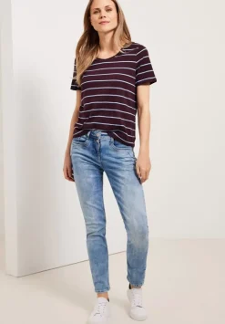 T-Shirt Mit Streifenmuster