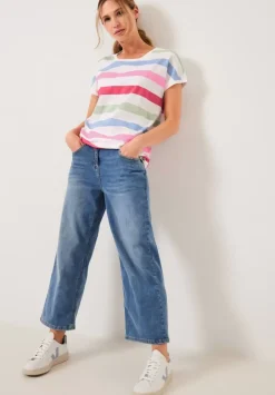 T-Shirt Mit Streifenmuster