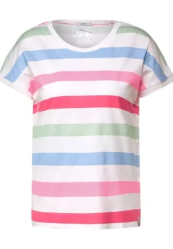 T-Shirt Mit Streifenmuster
