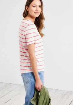 T-Shirt Mit Streifenmuster