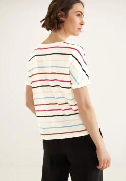 T-Shirt Mit Streifenmuster