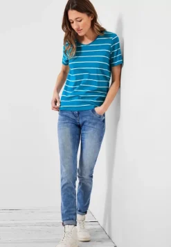 T-Shirt Mit Streifenmuster