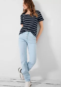 T-Shirt Mit Streifenmuster