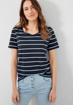 T-Shirt Mit Streifenmuster