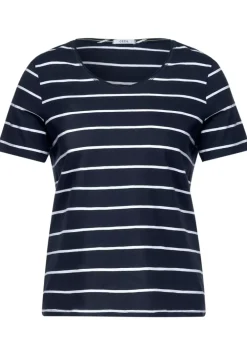 T-Shirt Mit Streifenmuster
