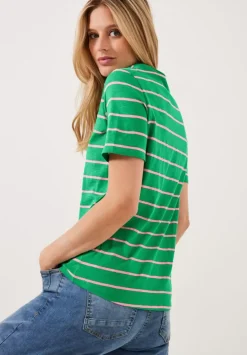 T-Shirt Mit Streifenmuster