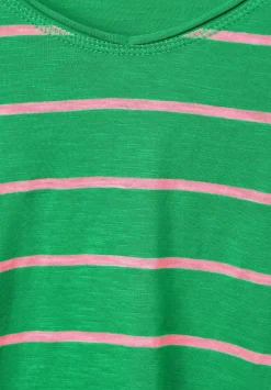 T-Shirt Mit Streifenmuster