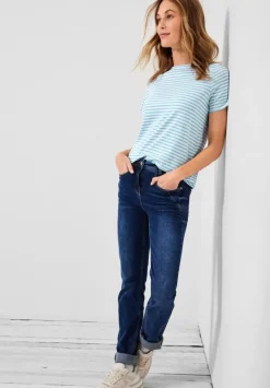 T-Shirt Mit Streifenmuster