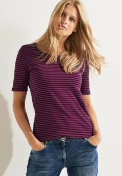 T-Shirt Mit Streifenmuster