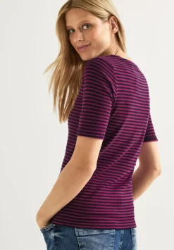 T-Shirt Mit Streifenmuster