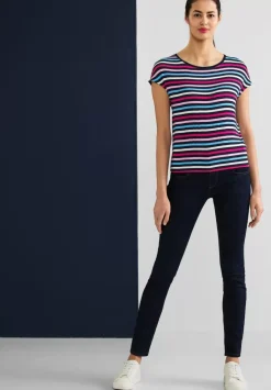 T-Shirt Mit Streifenmuster