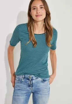 T-Shirt Mit Streifenmuster