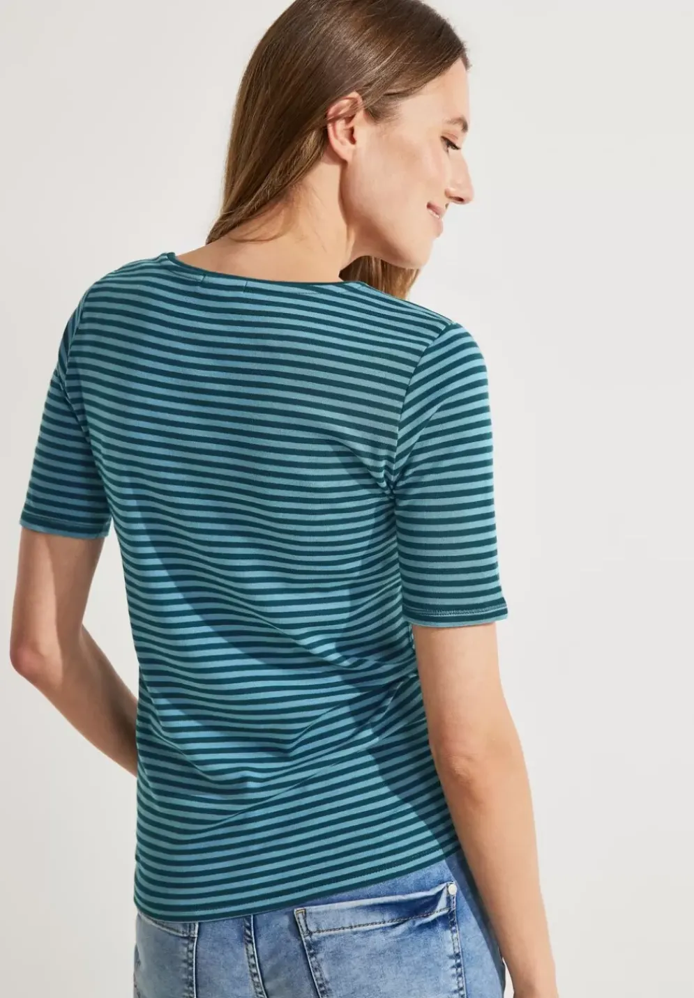 T-Shirt Mit Streifenmuster