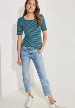 T-Shirt Mit Streifenmuster