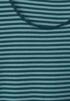 T-Shirt Mit Streifenmuster
