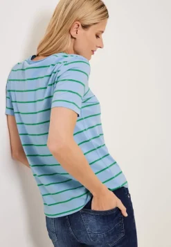 T-Shirt Mit Streifenmuster