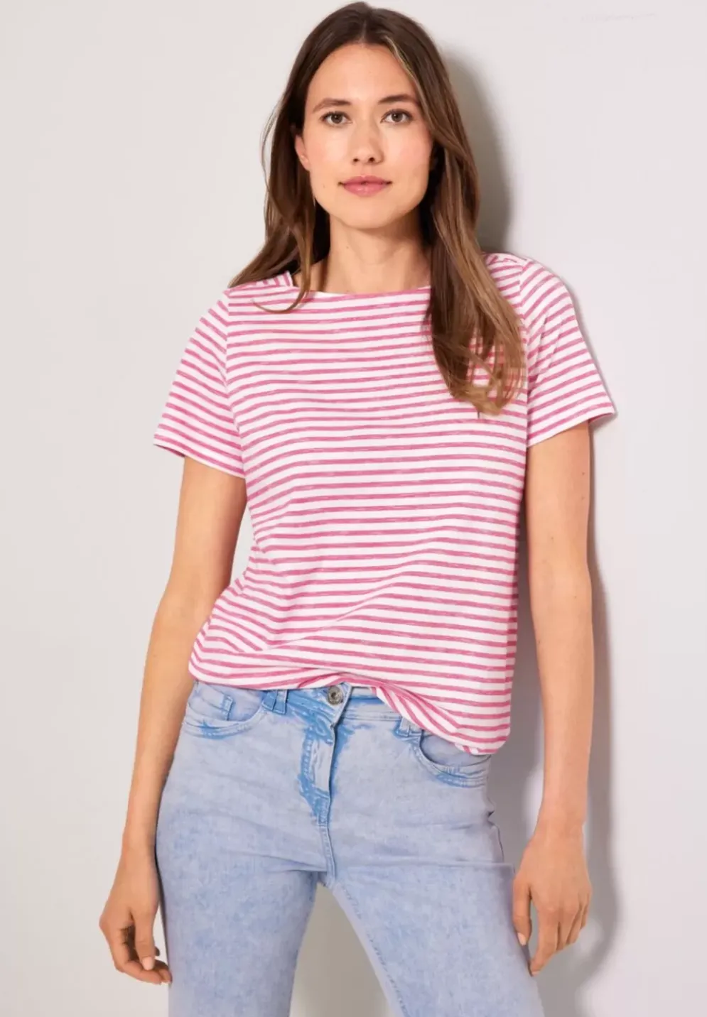 T-Shirt Mit Streifenmuster