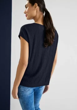T-Shirt Mit Struktur