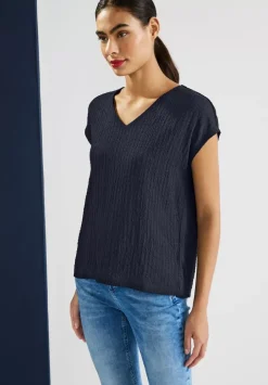 T-Shirt Mit Struktur