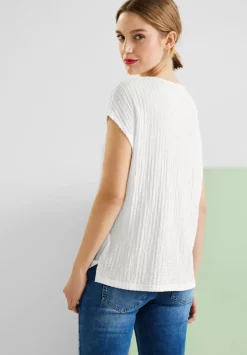 T-Shirt Mit Struktur