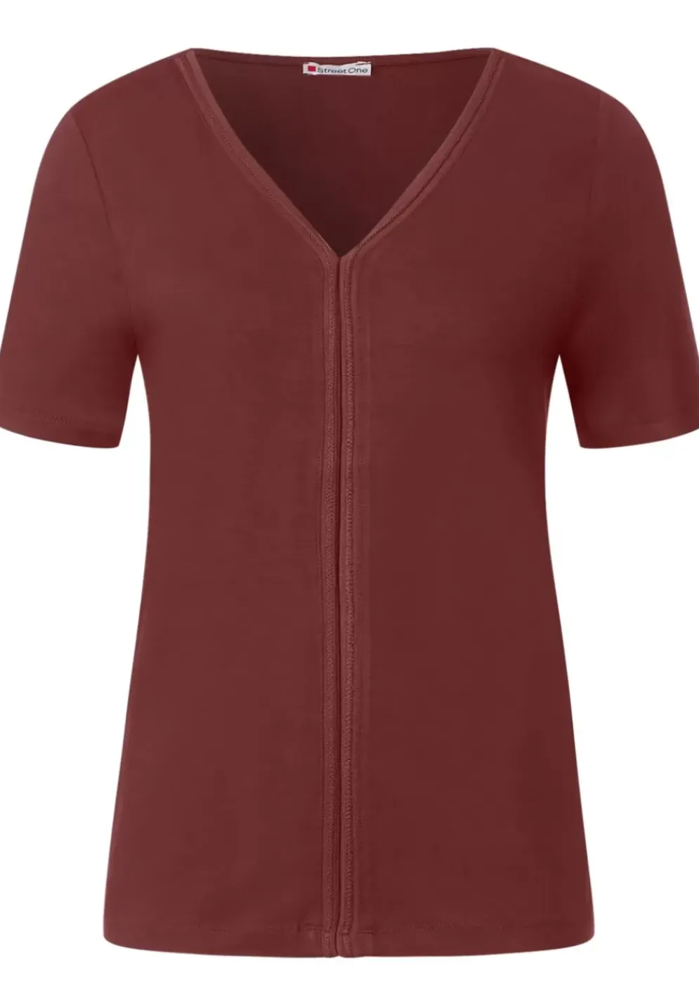 T-Shirt Mit Tapedetail