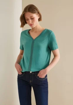 T-Shirt Mit Tapedetail