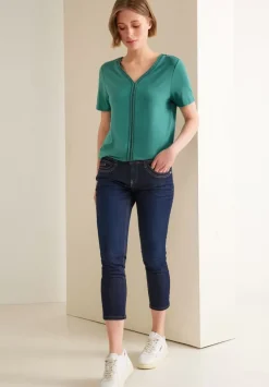 T-Shirt Mit Tapedetail