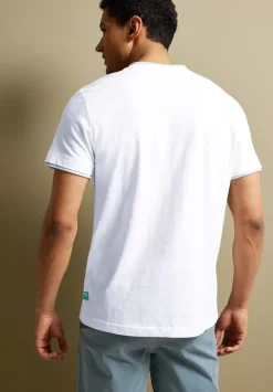 T-Shirt Mit V-Ausschnitt