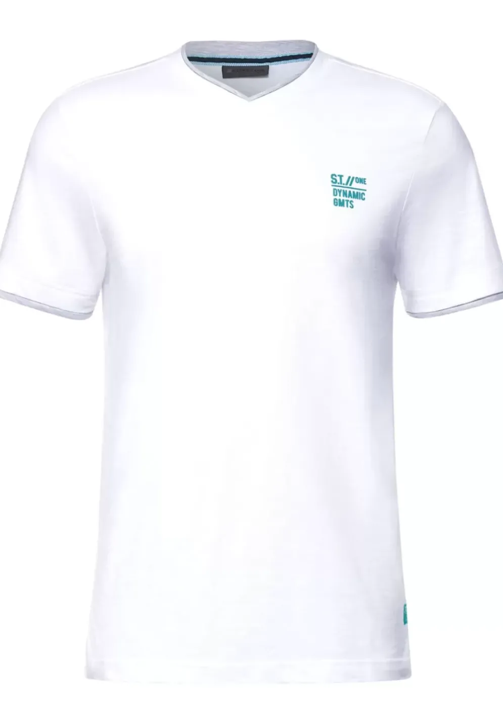 T-Shirt Mit V-Ausschnitt