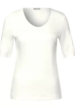 T-Shirt Mit V-Ausschnitt