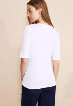 T-Shirt Mit V-Ausschnitt